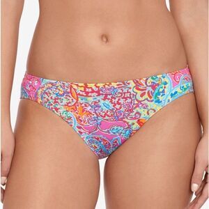 NWT Lauren Ralph Lauren Women's paisley Printed Hipster Bikini Bottoms